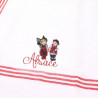 Bee's Nest Embroidered Kitchen Towel Alsatian Couple