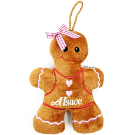 Plüschfigur Mannele Mädchen Lebkuchen 16 cm