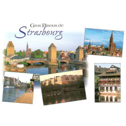 Carte Postale Gros Bisous de Strasbourg