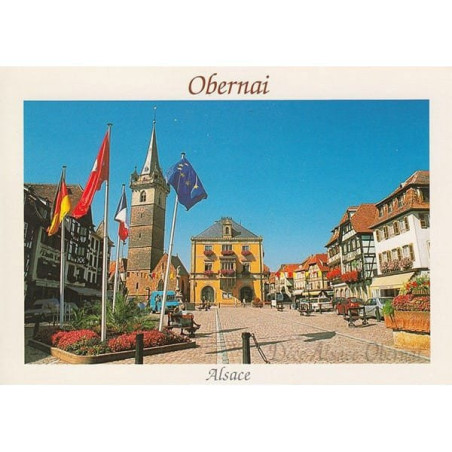 Postcard Obernai the Market Square