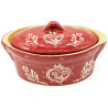 Terrine Baeckeoffe Soufflenheim rot Herz 21cm