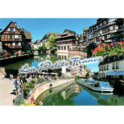 Postcard Panoramic view of Petite France in Strasbourg