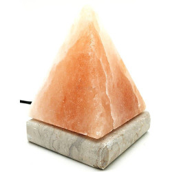 USB Pyramiden Salzlampe aus Himalaya Salzkristall